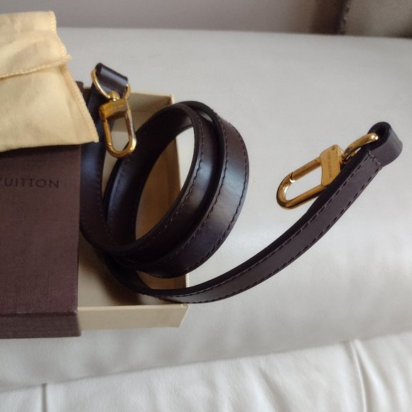 🌹authentic Louis Vuitton Ebene shoulder strap - Picture 2 of 14